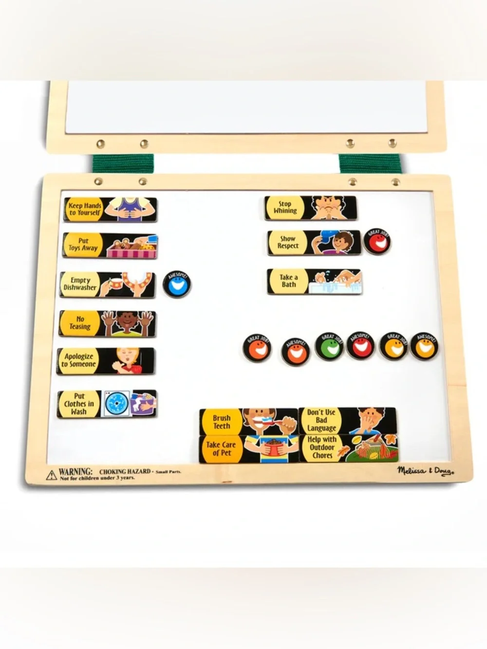 Melissa & Doug Magnetic Responsibility Chart for Kids